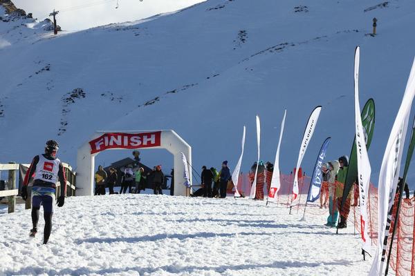 Finish line - Coronet Peak - The North Face Peak to Peak